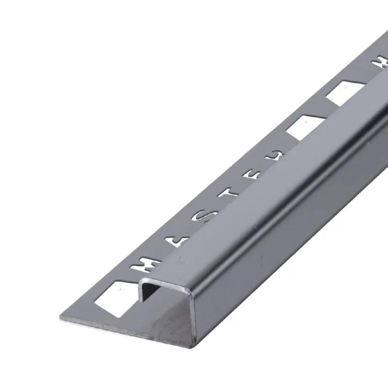 MASTER TILE TRIM TTMH0823-SQ-12 BRIGHT SILVER SS304 ALUMINUM FLOOR, ACCESSORIES PLAIN